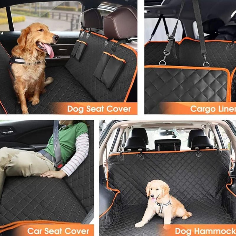 pet car mat car anti-dirty mat dog out rear car mat waterproof Oxford cloth car seat cover