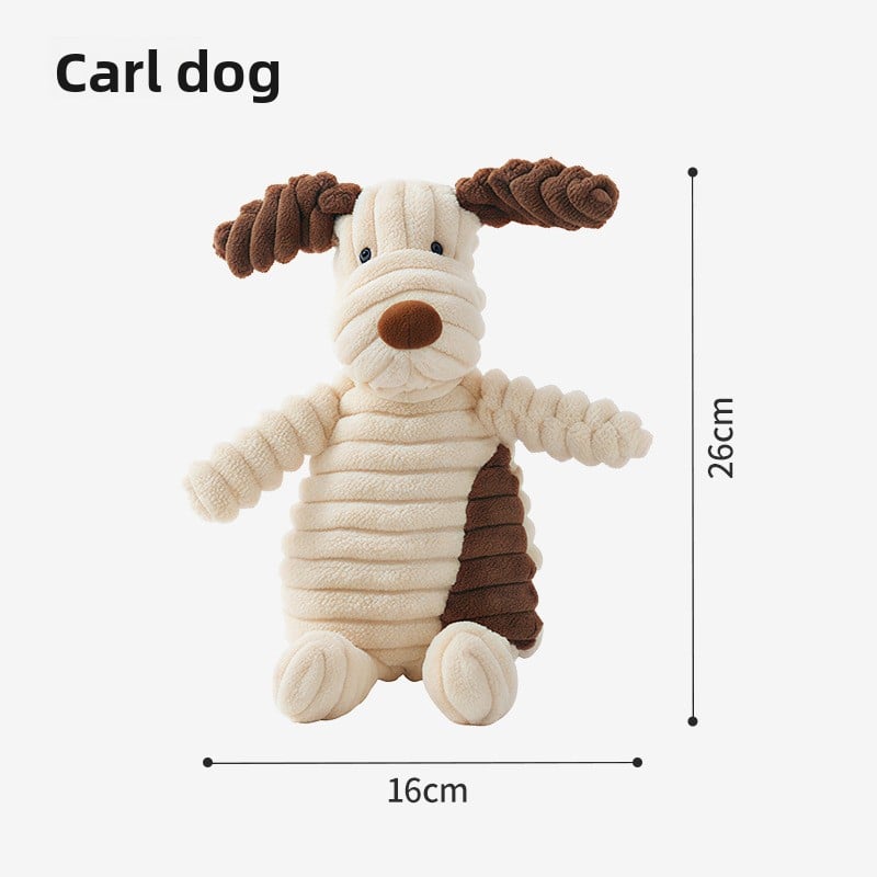 Durable and scratch-resistant pet plush toys