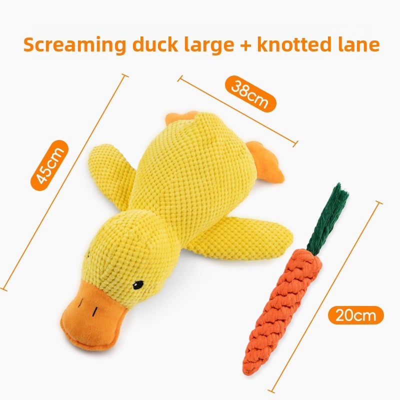 Durable and scratch-resistant pet plush toys