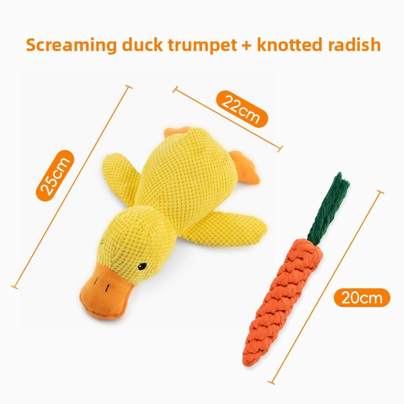 Durable and scratch-resistant pet plush toys