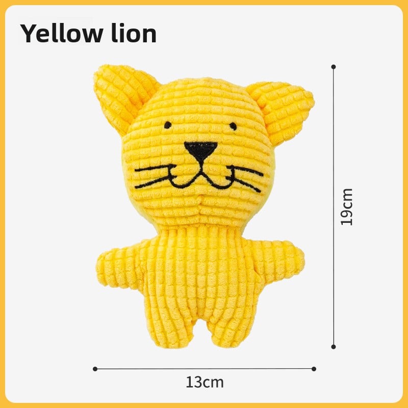 Durable and scratch-resistant pet plush toys