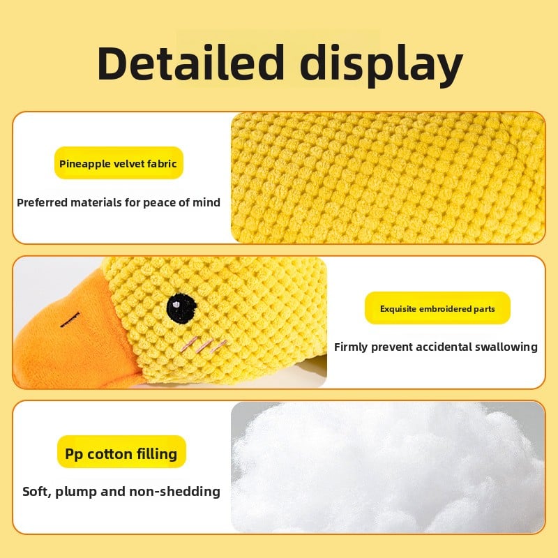 Durable and scratch-resistant pet plush toys