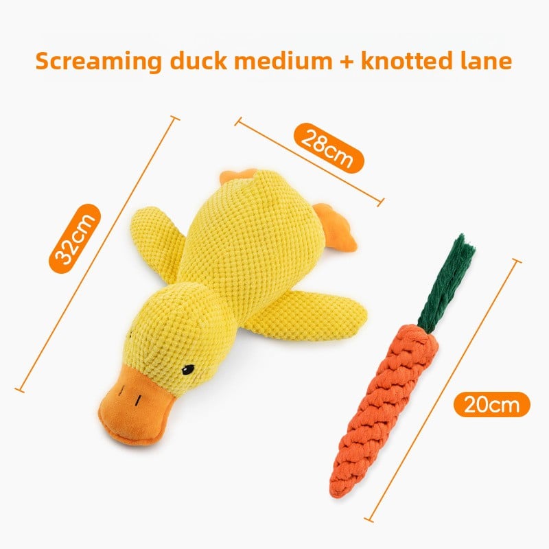 Durable and scratch-resistant pet plush toys